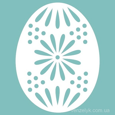 Чипборд от Вензелик - Писанка 04, 33x43 мм, размер: 33x43 мм