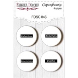 Набор скрапфишек Фабрика Декору из 4 шт. FDSC 046