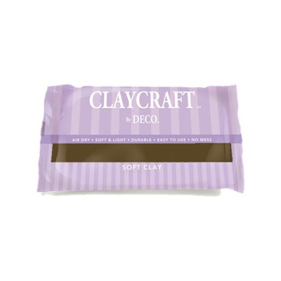 Полимерная глина от Claycraft by Deco© - Brown, цвет коричневый, 55 гр.