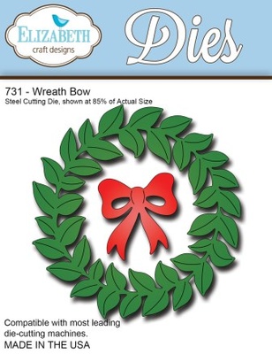 Нож  от   Elizabeth  Craft  Designs  -  New  Wreath  Bow,  2  элемента.
