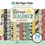 Набор бумаги от Echo Park - Times & Seasons Two, 24 листа, 15х15см