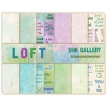 Набор двусторонней скрапбумаги UHK Gallery - LOFT, 30,5х30,5 см, 6 листов