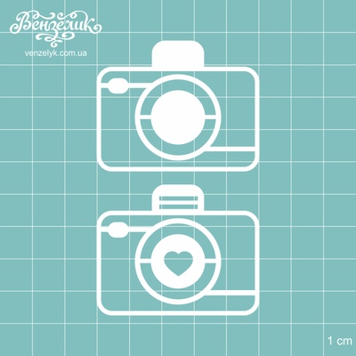 Чипборд от Вензелик - Набор фотоаппаратов, размер: 4 x 5 cм
