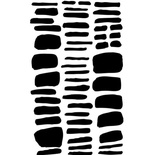 Маска Ranger - Dina Wakley Media - Stencils - Tracks, 13х20 см