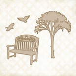 Чипборд Blue Fern Studios - Descanso Gardens