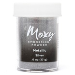Пудра для ембоссинга Moxy Metallic Silver от American Crafts,  17 г
