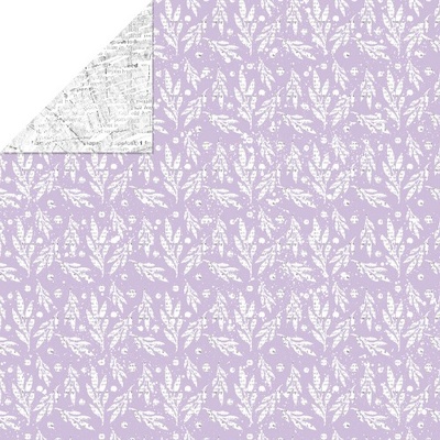 Лист скрапбумаги от Lemon Owl - Weekend Trip, Lavender, 30х30см, 404104