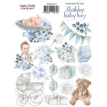 Набор наклеек (стикеров) 072 Shabby baby boy redesign, ТМ Фабрика Декора