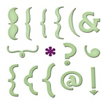 Набор лезвий от Spellbinders - Keyboard Icons - Символы клавиатуры