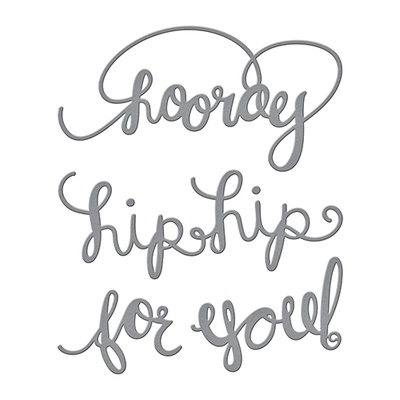 Нож для вырубки от Spellbinders - Quite Contrary - Debi Adams - Hip Hip Hooray