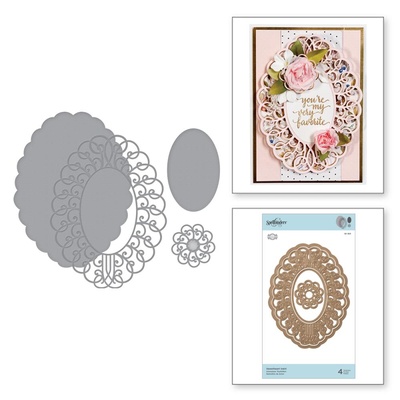 Нож для вырубки от Spellbinders - Sweetheart Swirl