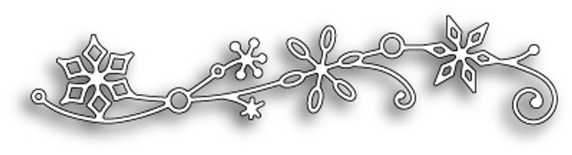 Ножи от Poppystamps - DIES- Snowy Scrollwork
