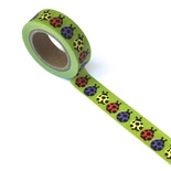 Бумажный скотч Eyelet Outlet - Ladybug Washi Tape, 10 м х 15 мм
