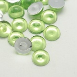 Прозрачные капли LightGreen, 6x3мм, цвет салатовый, 20 шт.