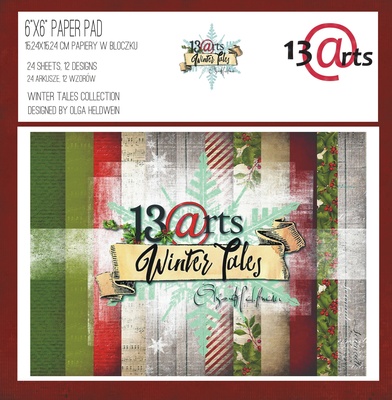 Набор бумаги 13arts - Winter Tales , 15х15 см
