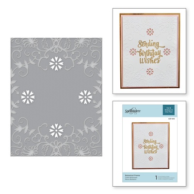 Папка для тиснения от Spellbinders - BOTANICAL FRAME CUT AND EMBOSS FOLDER