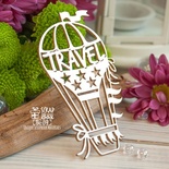 Чипборд ScrapBox - Воздушный шар - аэростат "Travel" Ho-114