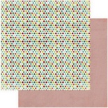 Лист скрапбумаги My Mind's Eye -  Polka Dots, 30х30 см, двусторонняя