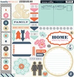 Высечки из чипборда Teresa Collins Designs - Family Stories, 30х30 см