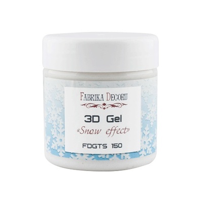 3-Д гель Snow effect, ТМ Фабрика Декора