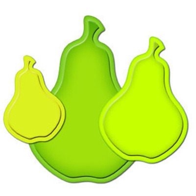 Лезвия от Spellbinders - Nested Pear - Груша, 3 шт