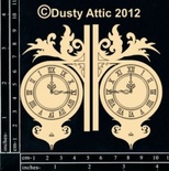 Чипборд от Dusty Attic - Wall Clock №2