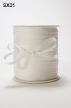 Лента WHITE, цвет белый, ширина 9,5мм, длина 90 см