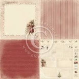 Лист односторонней бумаги от Pion Design - Waiting for Santa II Collection - Single Sided cardstock  -  6x Santa is Cominig