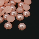Полужемчужинки PeachPuff, 8x3.5мм, цвет персиковый, 50 шт.