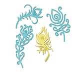 Лезвия от Spellbinders - Jewel Fantasies, 4 шт