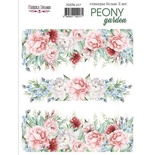 Набор наклеек (стикеров) 3 шт Peony garden 217, ТМ Фабрика Декора