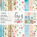 Набор скрапбумаги  от Mona Design - Love is in the air, 10 листов+полоска карточек, арт 85702