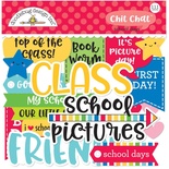 Высечки от Doodlebug - Odds & Ends Chit Chat Die-Cuts - School Days, 111 шт.