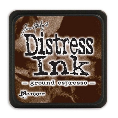 Штемпельная подушка Ranger - Distress Mini Ink Pad - Ground Espresso
