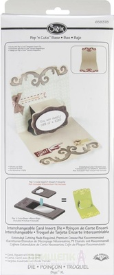 Лезвие Sizzix - Sizzix Pop 'n Cuts XL Die - Card, Square w/Ornate Edge