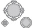 Нож для вырубки от Spellbinders - Art Deco - Savory Decorative Accent