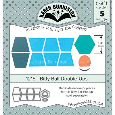 ПІД ЗАМОВЛЕННЯ - Karen Burniston Dies - Bitty Ball Double-Ups