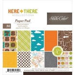 Набор скрапбумаги Studio Calico - Here And There Paper Pad, размер 15х15 см, 36 листов