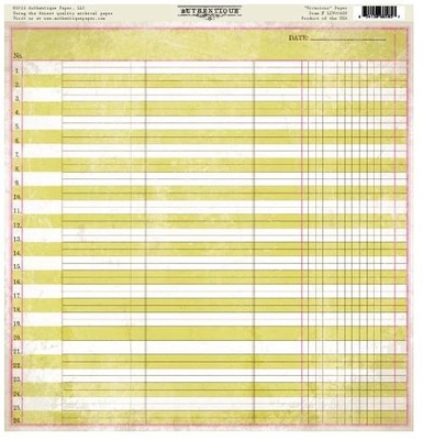 Лист бумаги от Authentique - Vivacious, 30,5x30,5см