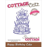 Лезвие CottageCutz - Elites Die - Happy Birthday Cake
