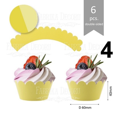 Набор картонных заготовок 005, ТМ Fabrika Dekoru, 6 штук, выбор цвета