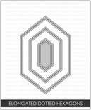 Ножи от Studio Katia - Elongated Dotted Hexagons