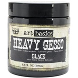 Грунт универсальный от Prima, цвет черный, Finnabair Art Basics Heavy Gesso 8.5oz, 250 мл