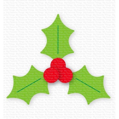 Лезвие нож My Favorite Things - Holly Berries Die-namics