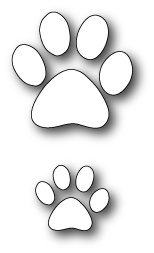 Нож для вырубки от Poppystamps - Puppy Paw Prints