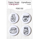 Набор скрапфишек Фабрика Декору из 4 шт. FDSC 032