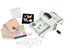 Машинка для вырубки и тиснения Sizzix Big Shot Machine White & Gray, бело-серая (с платформой и пластинами), стартовый набор 