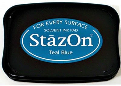 Перманентные чернила Tsukineko - StazOn Pads Teal Blue