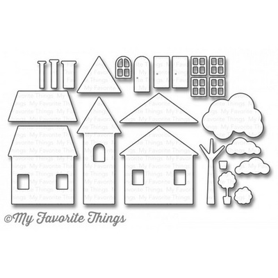 Лезвие My Favorite Things - Die-namics Home Sweet Home, 24 шт.