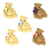 Набор декоративных пуговиц Dress It Up - Bears